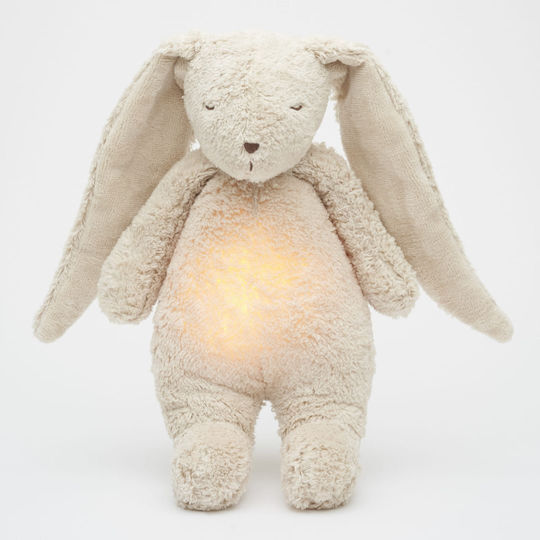 Moonie Ζωάκι The Humming Bunny από Ύφασμα με Αισθητήρα Κλάματος για Νεογέννητα