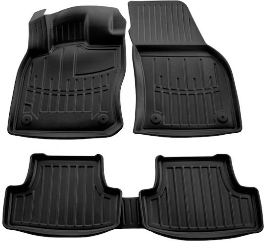 Race Axion Set Covorașe Față și Spate Tip Tavă 5buc din Furtun pentru Volkswagen T-Roc Audi Q2 2017 Negre
