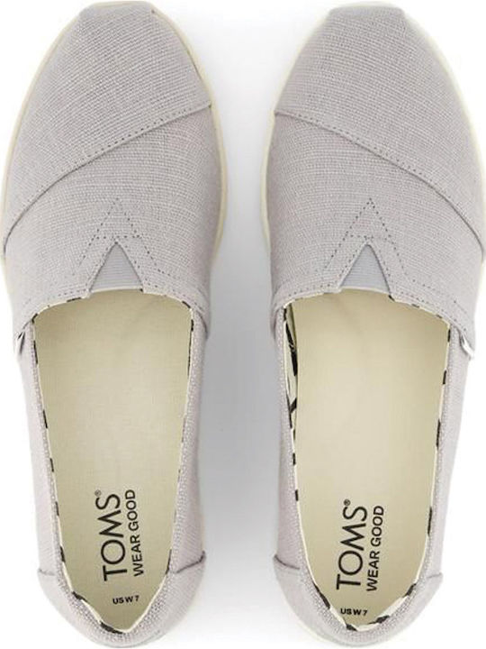 Slipon Women's Fabric Espadrilles Gray