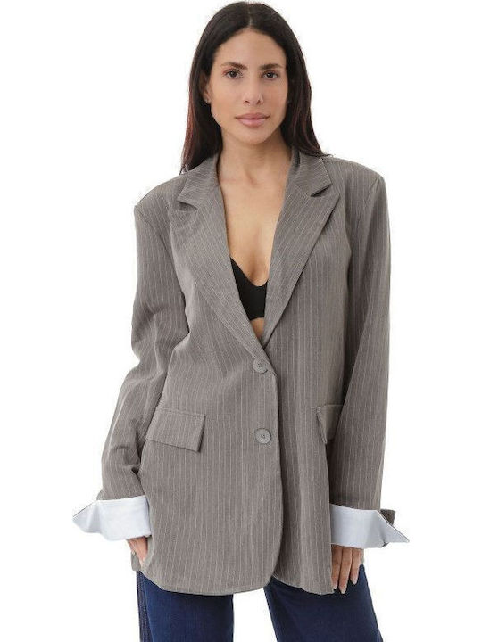 Silia D Women's Blazer Grey