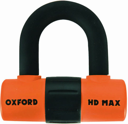 Oxford HD Max Motorcycle Disc Brake Lock in Orange