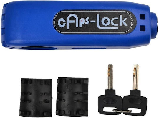Caps Lock Motorcycle Lever Lock in Blue