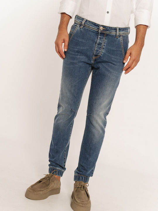 Ανδρικό Παντελόνι Τζιν Slim Fit Μπλε