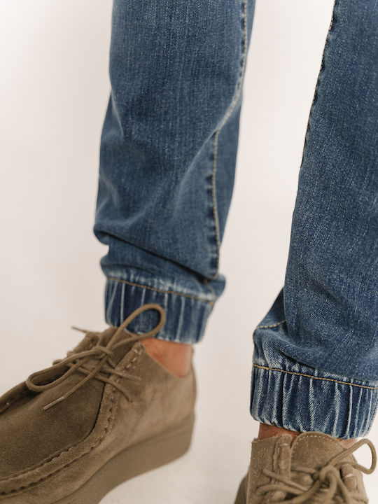 Ανδρικό Παντελόνι Τζιν Slim Fit Μπλε