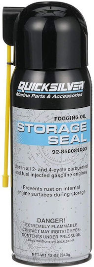 Quicksilver Storage Seal Πρόσθετο Καθαριστικό Κινητήρα Αυτοκινήτου 340ml