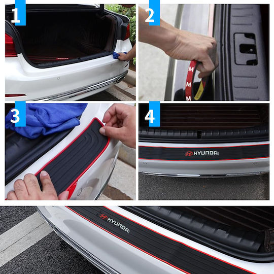 Protective Door Guards for Car Bumpers 1pcs Black