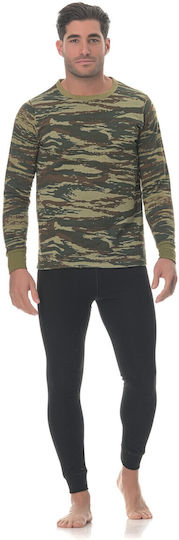 Onurel Long Sleeve Sweatshirt Military Army Α In Khaki Colour