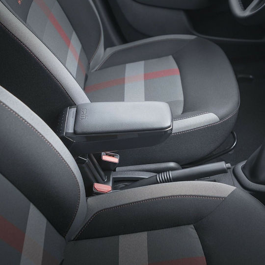Rati Armster S Car PU Armrest for Hyundai i20 2020+ Black