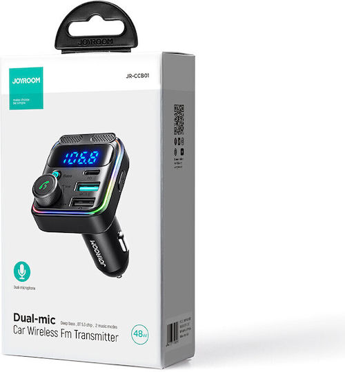 Joyroom FM Transmitter Αυτοκινήτου με Bluetooth