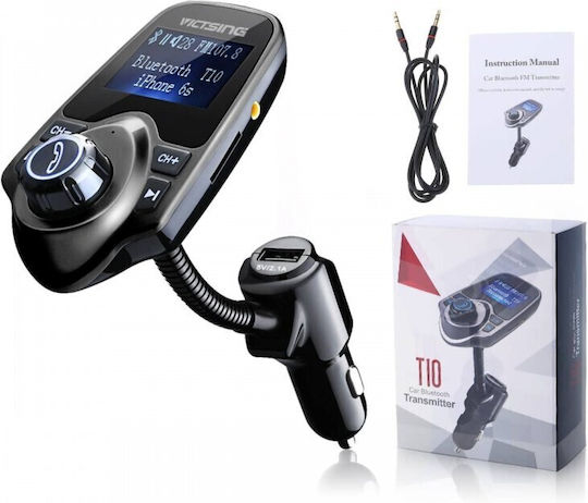 FM Transmitter Αυτοκινήτου με Bluetooth / USB / AUX