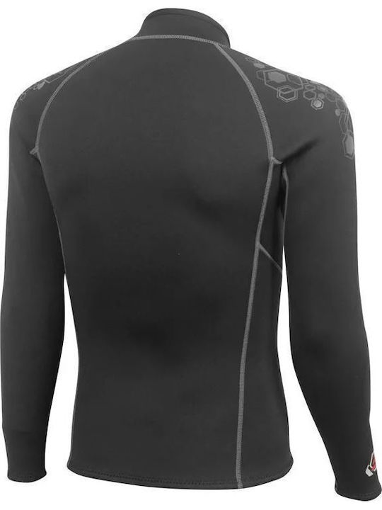 Aropec Super-Stretch Diving Jacket with Zip Black 3mm