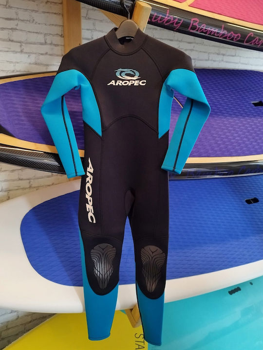 Aropec V20 Детски Гащеризон С Цип Черен / Син 2мм