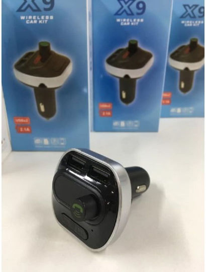 Rolinger FM Transmitter Αυτοκινήτου με Bluetooth / USB 2.1A