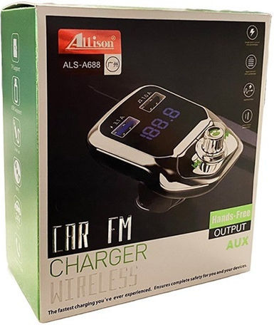 Allison FM Transmitter Αυτοκινήτου με Bluetooth / USB
