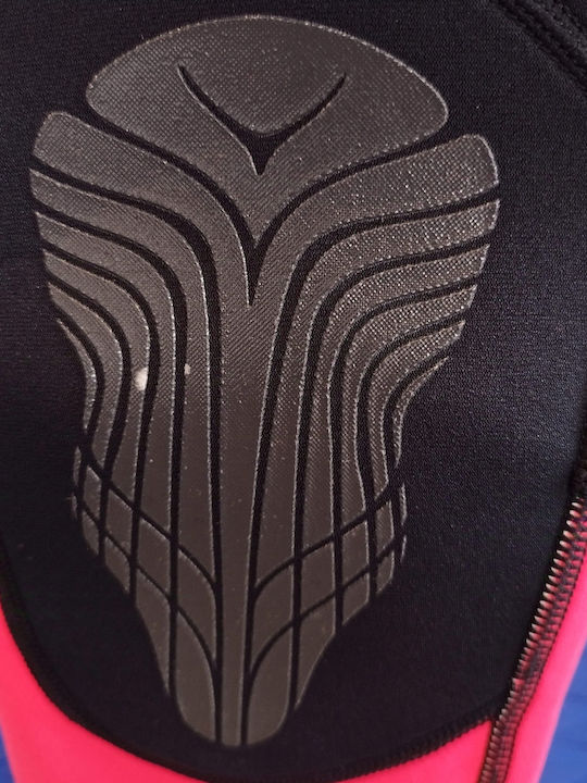 Aropec V20 Kids Full Body Wetsuit with Zip Black / Fuchsia 2mm