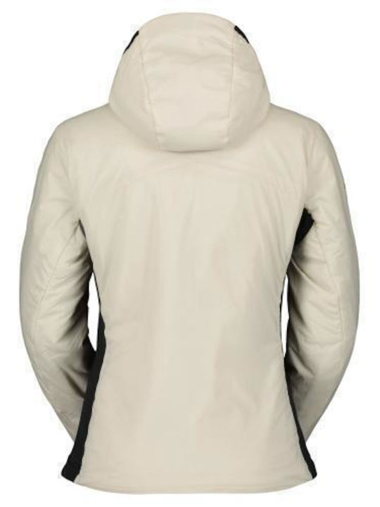 Scott 419924SCT_DST_WHT_BLC Γυναικείο Μπουφάν για Σκι & Snowboard Λευκό