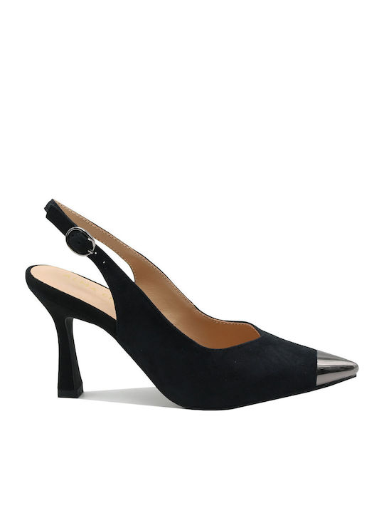 Black Heels with Strap