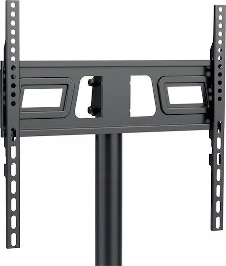 Maclean Energy MC-949 Βάση Τηλεόρασης Δαπέδου έως 55" και 25kg Ασημί
