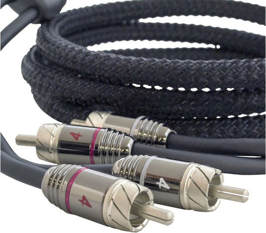 Four Connect Car Audio Speaker Cable RCA Stage3 5.5m