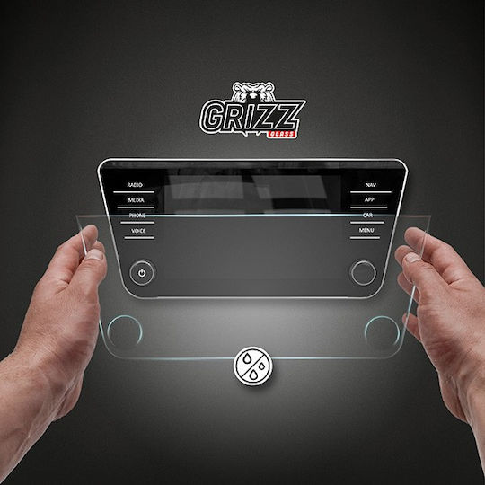 GrizzGlass Matte Screen Protector for Volkswagen Up for Jeep Gladiator 2020-2021