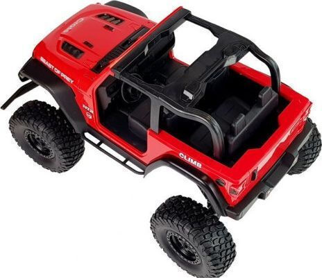 Lean Toys Terrain Remote Controlled Car Crawler 4WD Red
