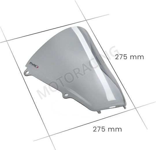 Puig Motorcycle Windshield & Windscreen Tinted Visor for Honda CBR 600 / CBR 600RR 21523H