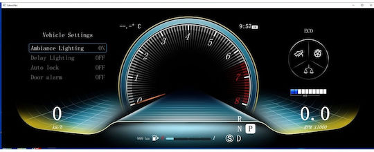 Bizzar Ψηφιακό Όργανο Head Up Display Αυτοκινήτου για τοποθέτηση στο Ταμπλό