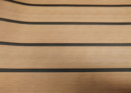 Eval Δάπεδο Αφρού 90x230cm Γκρι με Μαύρο Αρμό