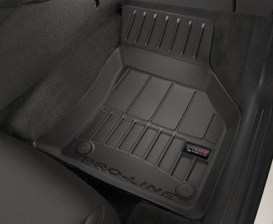 Frogum Set of Front and Rear Mats 4pcs Tray Type for Audi Q5 2008-2017 Black