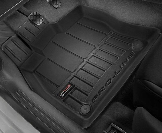 Frogum Set of Front and Rear Mats 4pcs Tray Type for Audi Q5 2008-2017 Black