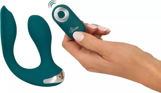 You2Toys Doppelter Vibrator mit Fernbedienung 10.7cm Grün