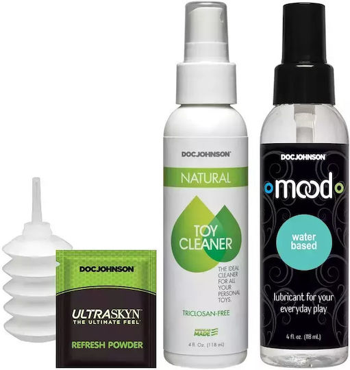 Doc Johnson Vibrating Dual Density Ultraskyn Set Δονητής με Απομακρυσμένο Έλεγχο Vanilla