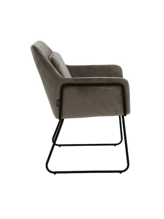Mira Fotolii Sala de mese Catifelate Anthracite-Black 1buc 65x69x86buc
