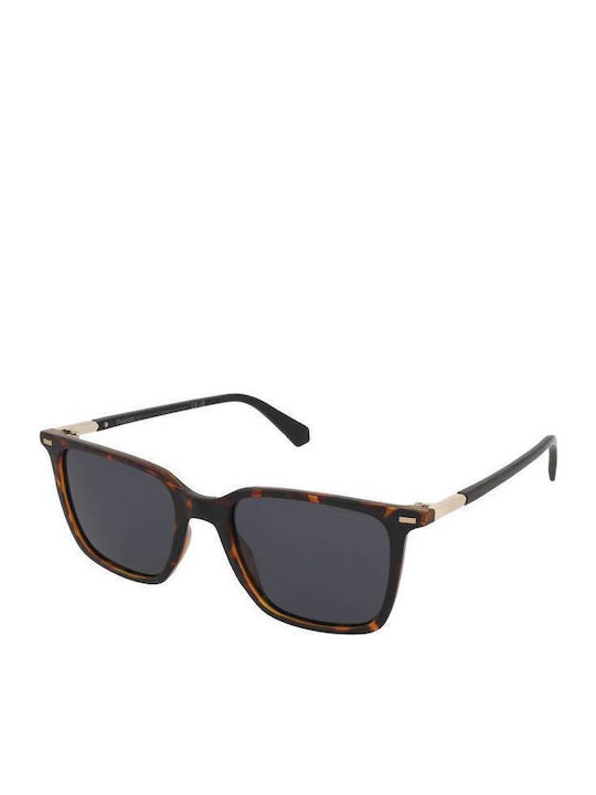 Polaroid Men's Sunglasses with Brown Tartaruga Frame and Blue Lens PLD4183/S/X 086/C3