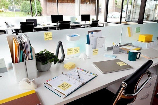 Post-it Sticky Note Pads in Cube 100 Sheets Black 7.6x7.6pcs Set of 6pcs