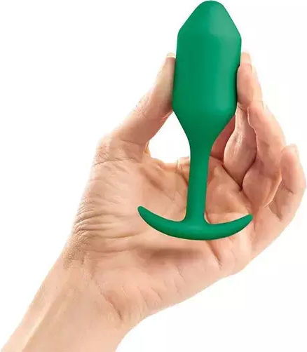 b-Vibe Snug Plug 2 Dop Anal Verde 11.4cm