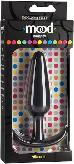 Doc Johnson Mood Naughty Cone Anal Plug Large Black 12.7cm