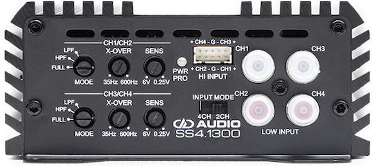 DD Audio Car Audio Amplifier 4 Channels (D Class)