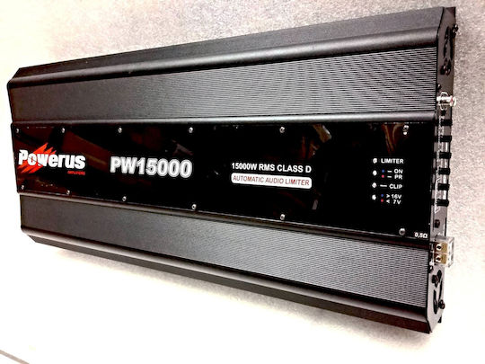 Powerus Pw15000 1-Kanal Auto-Audioverstärker (Verstärkerklasse D)