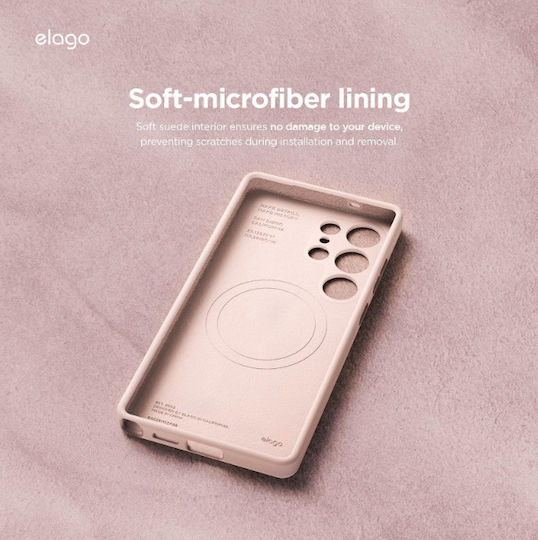 Elago Back Cover Silicon / Plastic Roz (Galaxy S25 Ultra)