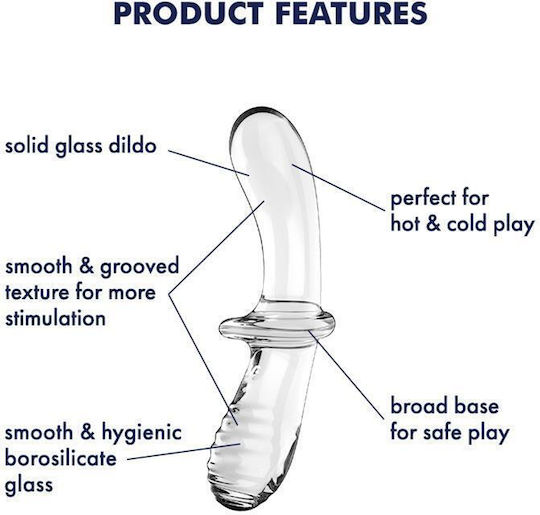 Crystal Glass Dildo Transparent