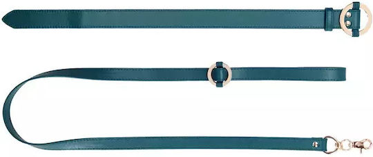 Shots Ouch Halo Collar with Leash Κολάρο Green