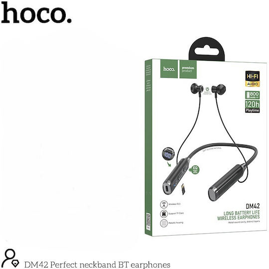 Hoco DM42 In-ear Bluetooth Handsfree Ακουστικά Μαύρα