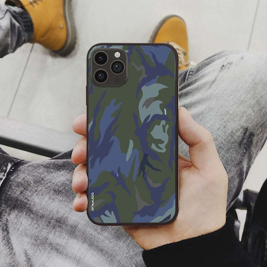 Husă Sonique Camouflage Army Series pentru Realme GT 7 Pro 5G Albastru 01