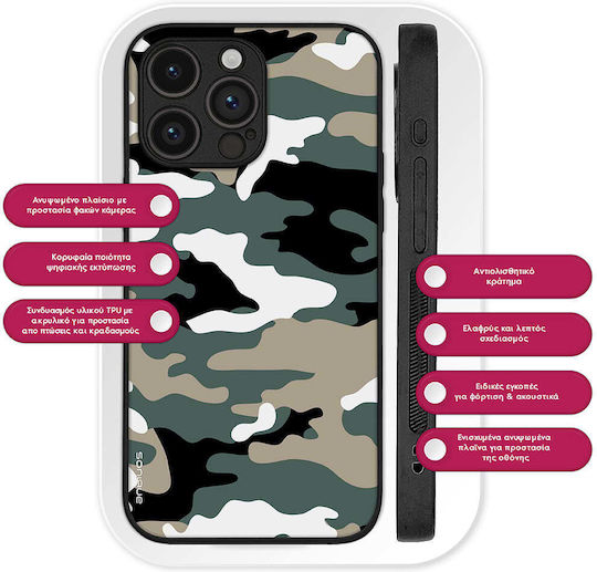 Sonique Camouflage Army Series Case for Realme Note 60 4G Khaki