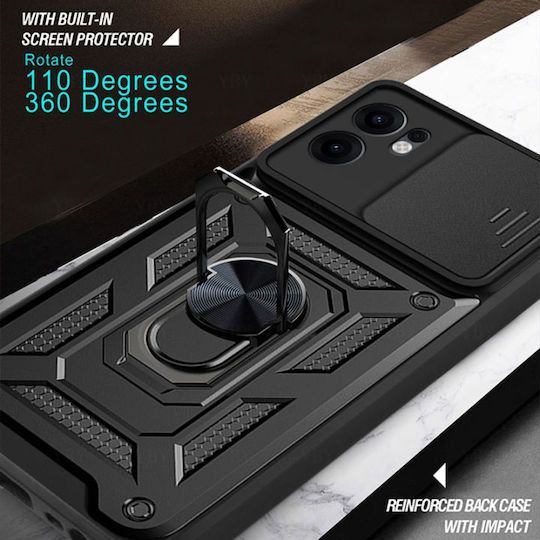 Techsuit Shield Stoßstange Silikon Blau (Oppo Reno13 F, Oppo Reno13 F 5G, Oppo Reno13 FS 5G)