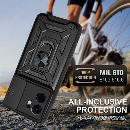 Techsuit Shield Stoßstange Silikon Blau (Oppo Reno13 F, Oppo Reno13 F 5G, Oppo Reno13 FS 5G)