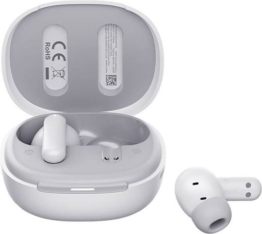 QCY MeloBuds HT16 Bluetooth Handsfree Earphones with Sweat Resistance and Charging Case White