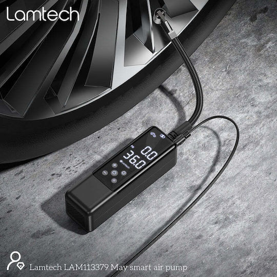Lamtech Car Tire Pump with Cable 12V