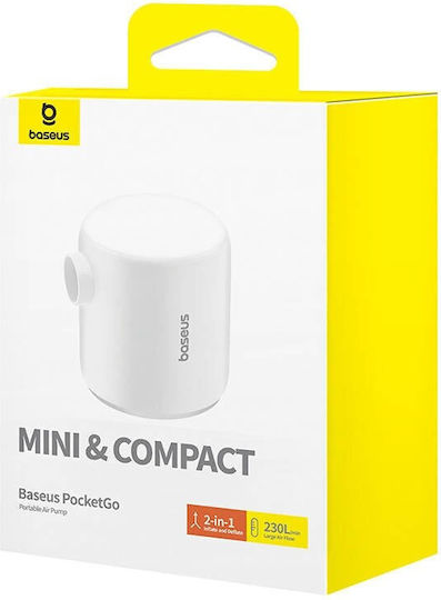 Baseus Car Tire Pump PocketGo Rechargeable 12V